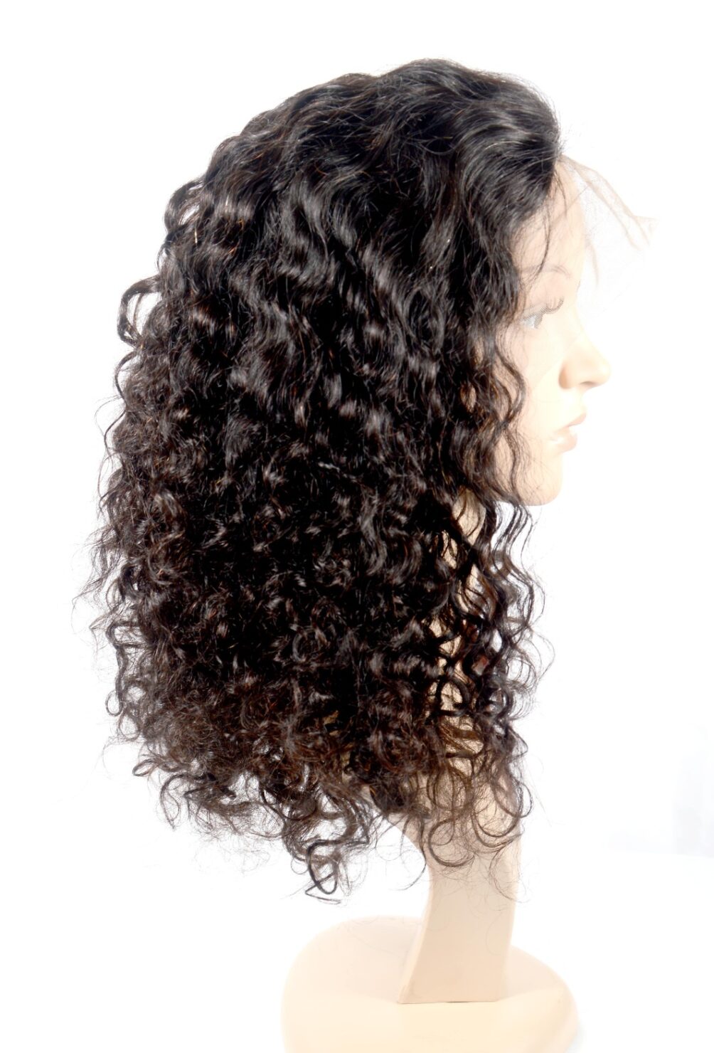 Front lace wig tight curly