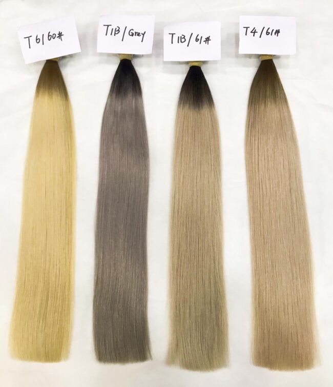 Hair extension adhésive