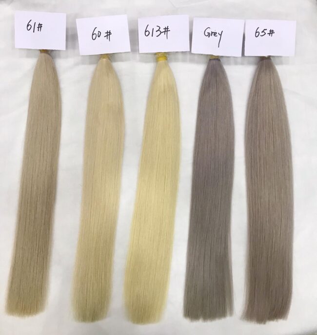 Hair extension tape hair colors