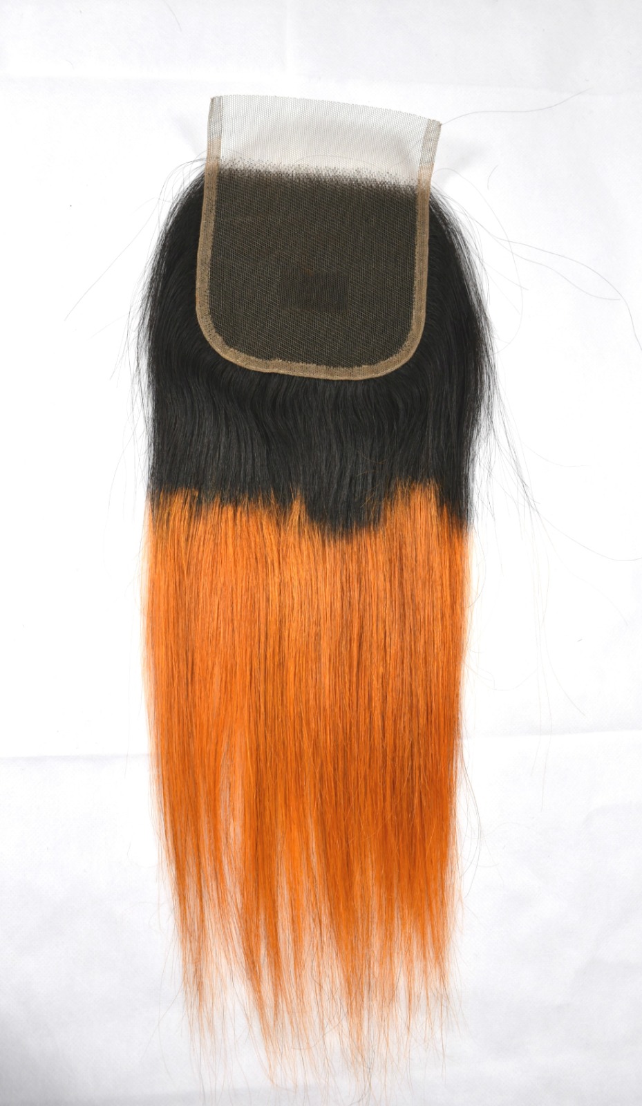 Lace closure lisse 1B orange