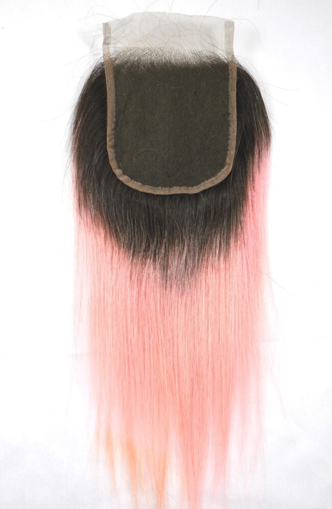 Lace closure lisse 1b pink