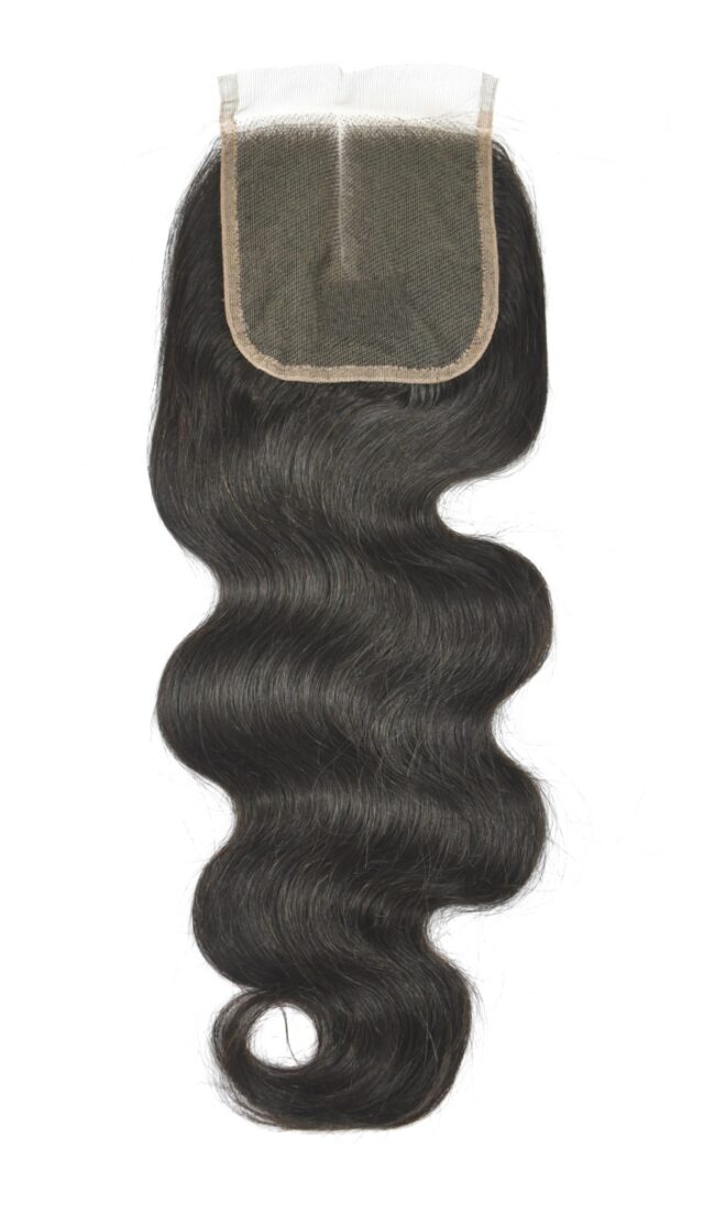 Lace closure ondulé