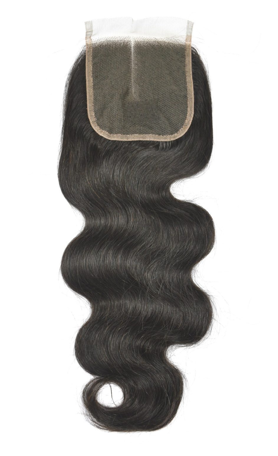 Lace closure ondulé