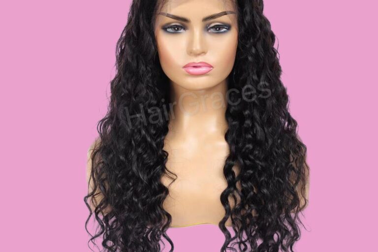 curly hair lace wig cheveux boucle perruque
