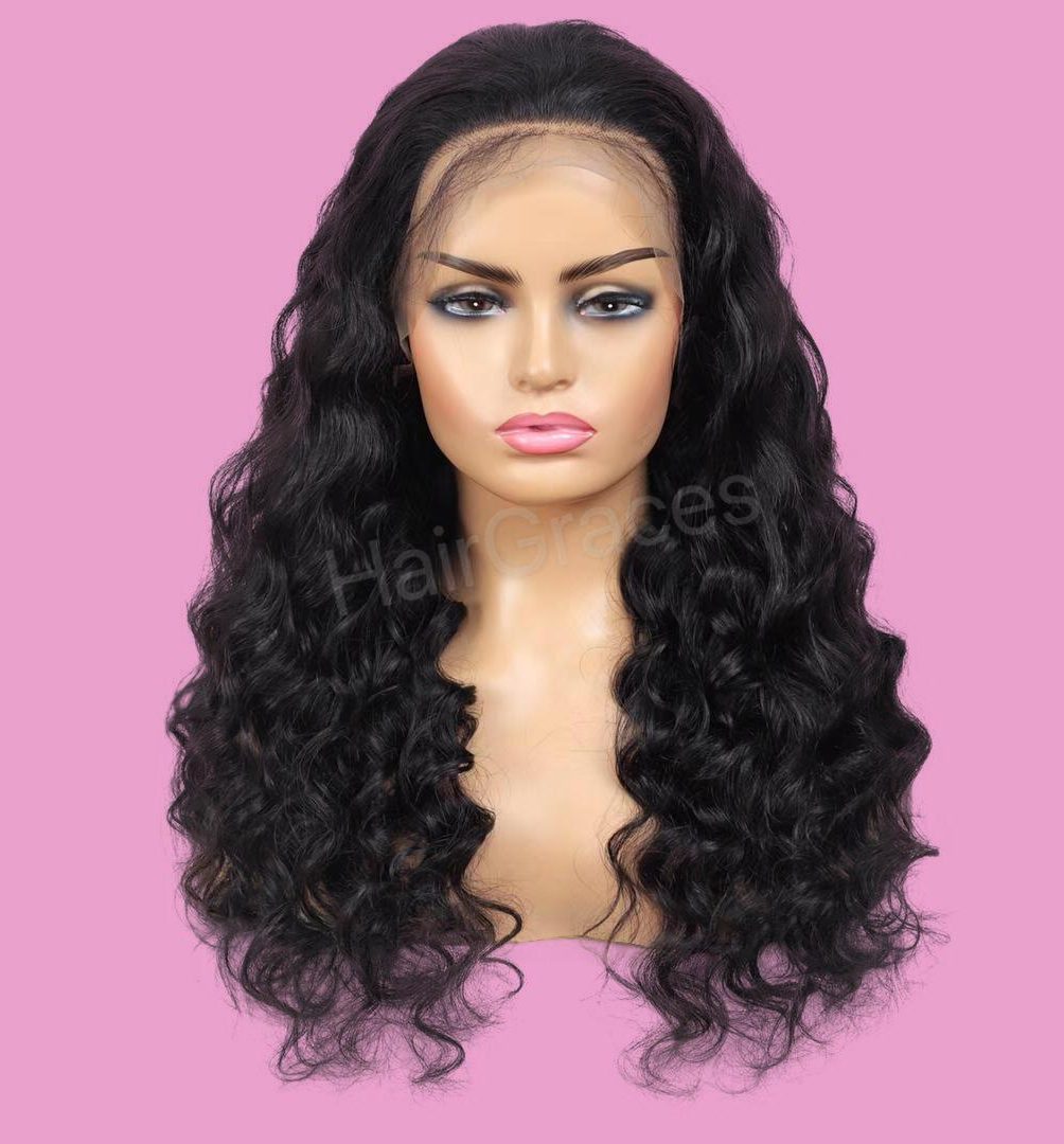 front lace wig curly hair