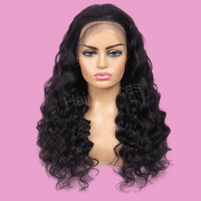 front lace wig curly hair