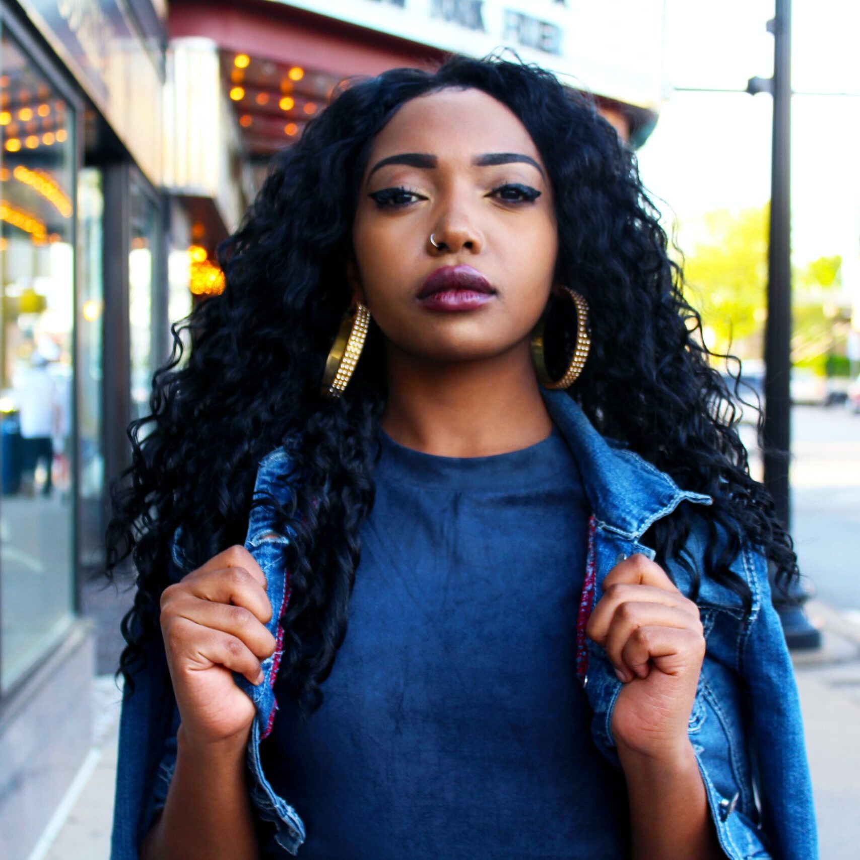 HG lace wig natural hair
