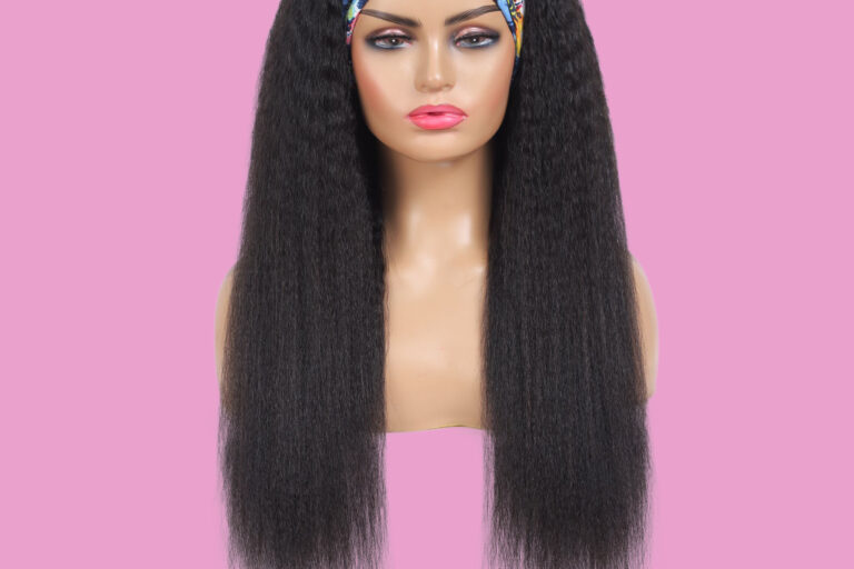 HairGraces yaki long natural hair band wig