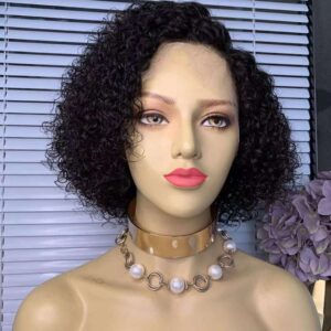 Front lace perruque en cheveux bouclé