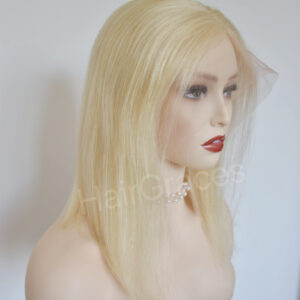 Perruque blonde en cheveux humains