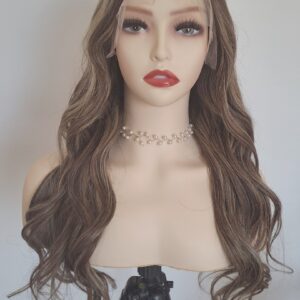 Liv- Lace front perruque avec highlights cheveux europeans