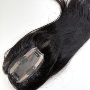 Lydie- Volumateur en cheveux naturels noirs avec clips